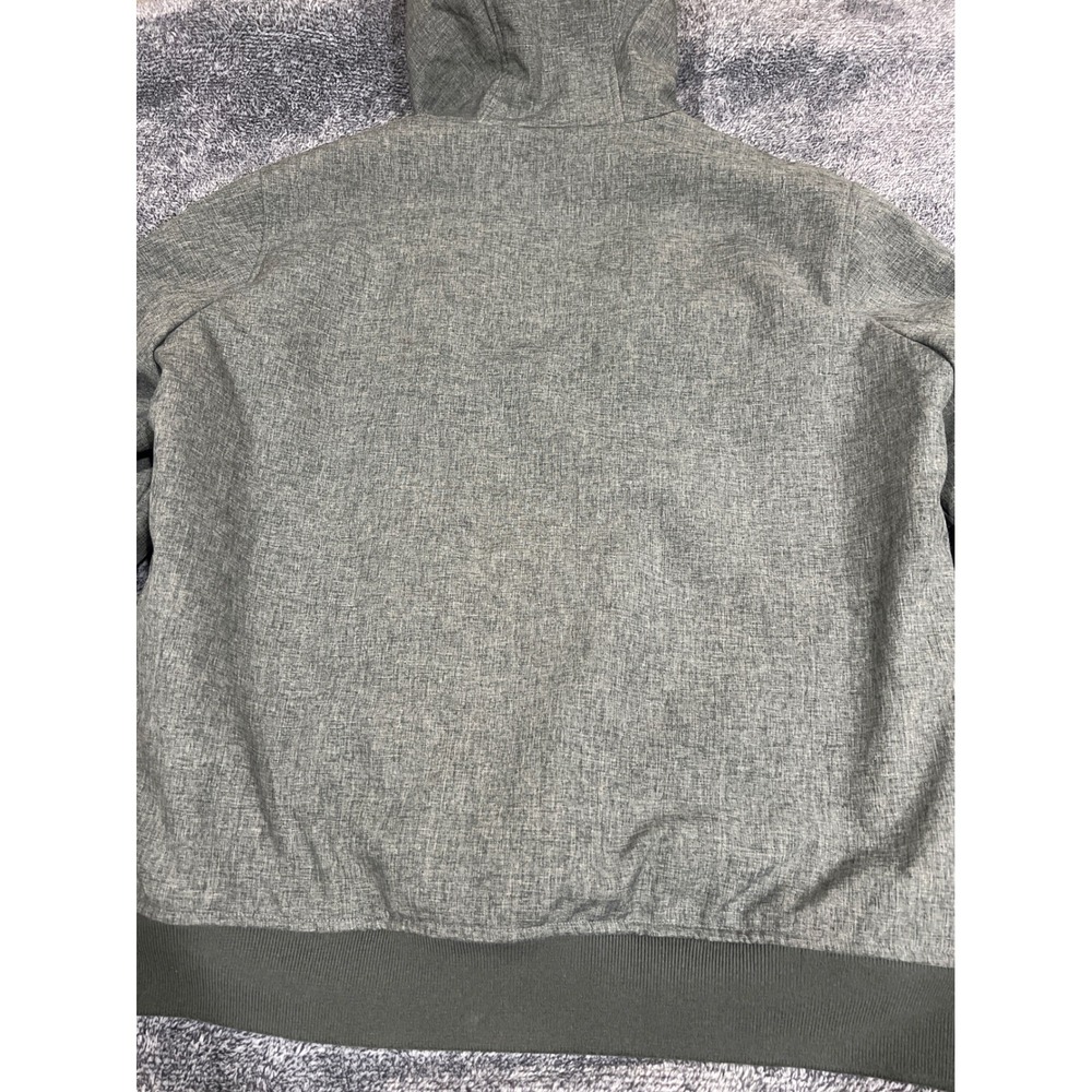 Tommy Hilfiger Mens Softshell Hooded Jacket Grey Full Zip Size Medium - Picture 12 of 15